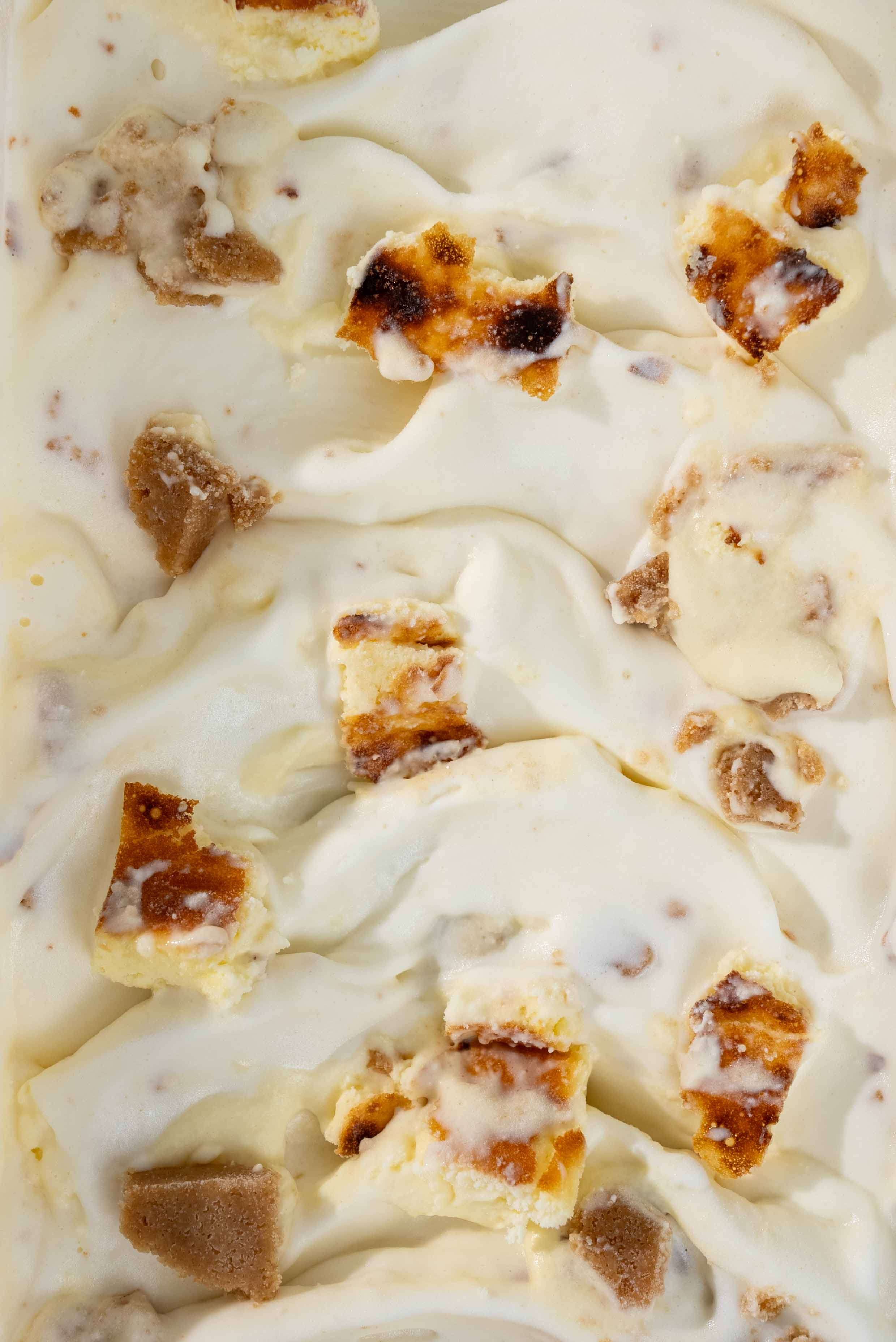 Helado de Lima x Tarta de Queso - Textura del helado